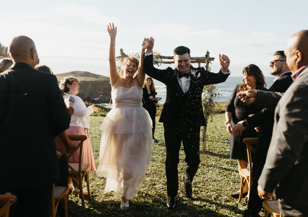 Destination wedding on the Mendocino Coast