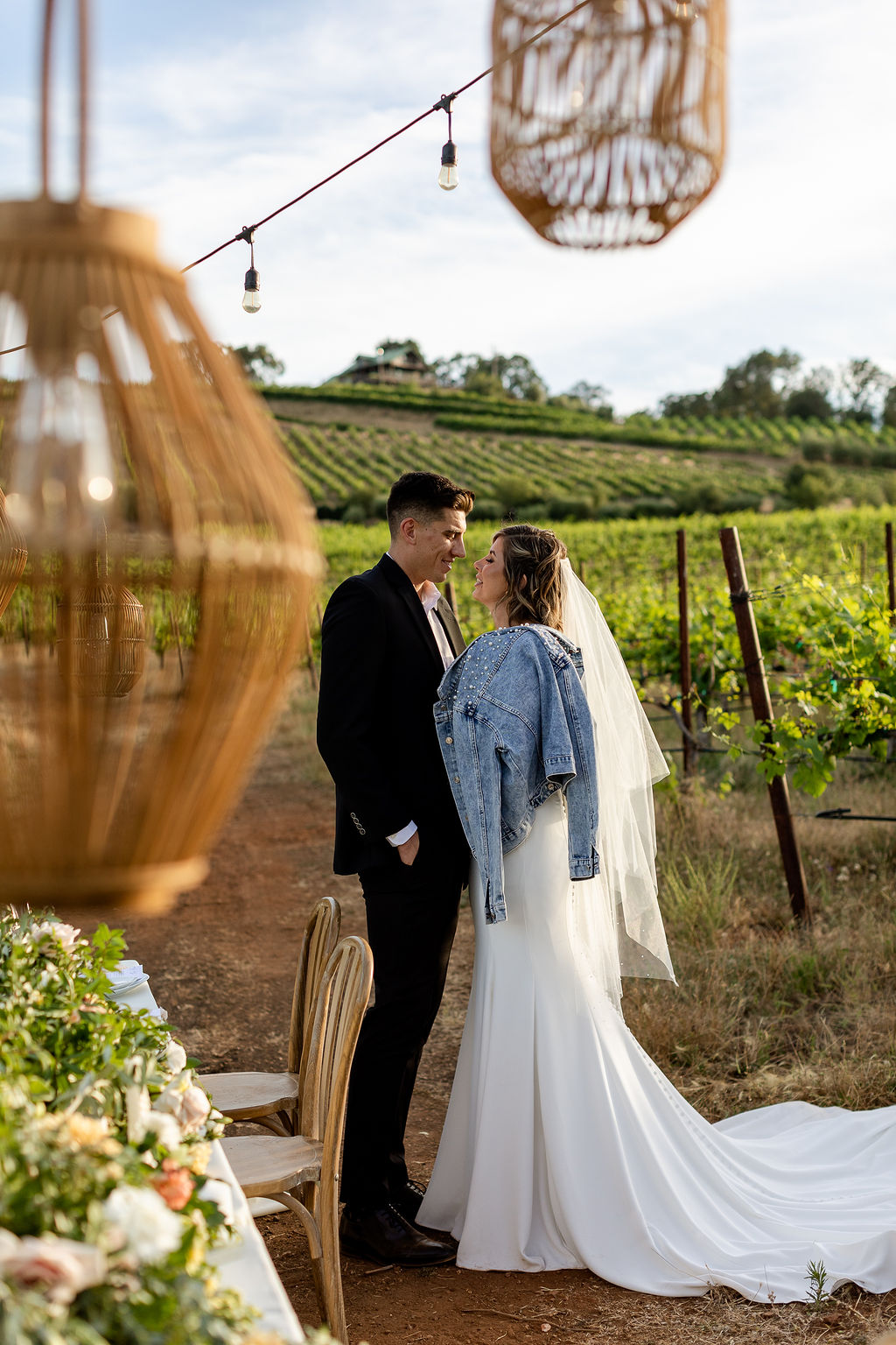 Vineyard destination wedding
