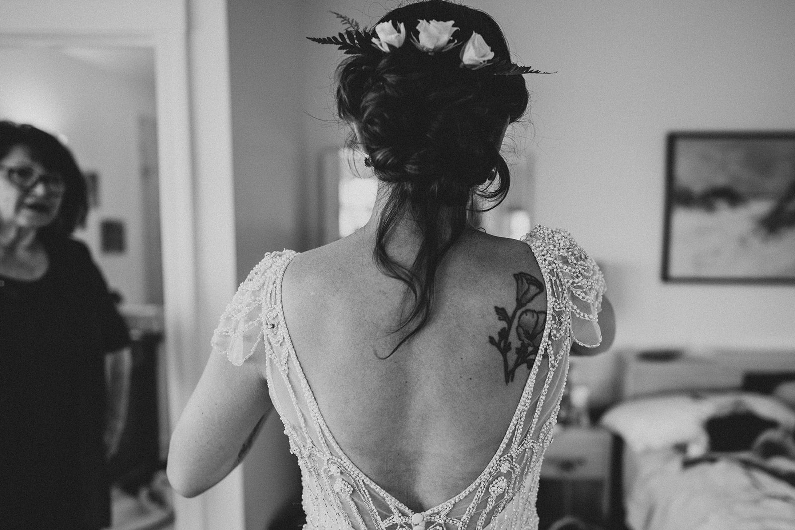 wedding dress and details
