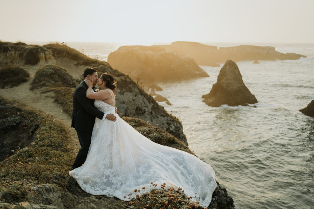 coastal wedding in Mendocino California 