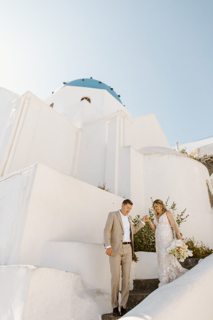Destination wedding planner Santorini 