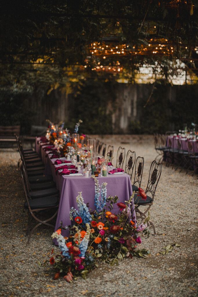 dinner at Barndiva during an intimate Sonoma wedding celebration.